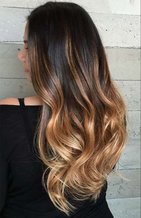 50+ Brunette + Brown Hair Colours & Hairstyles : Black Coffee with Honey  Highlights
