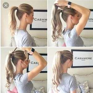 How to put a ponytail hair extension in your hair?