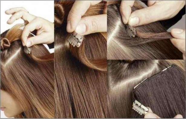 How to use clip in hair extensions?