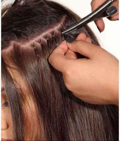 How to use keratin hair extensions on real hair
