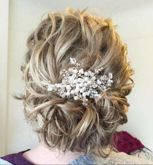 Low Updo for Bridal