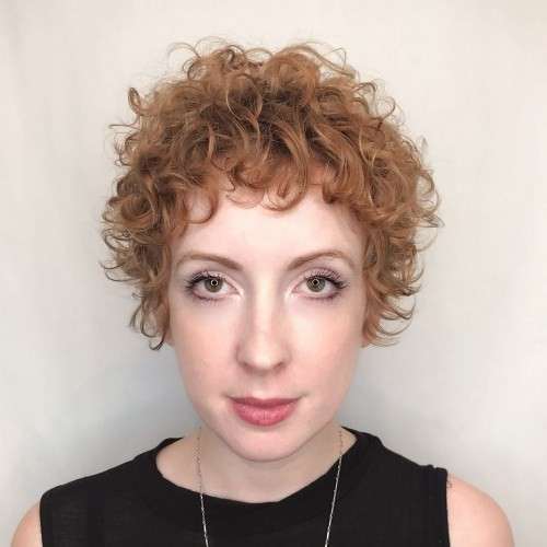 Pixie Hairstyle for Curly Locks