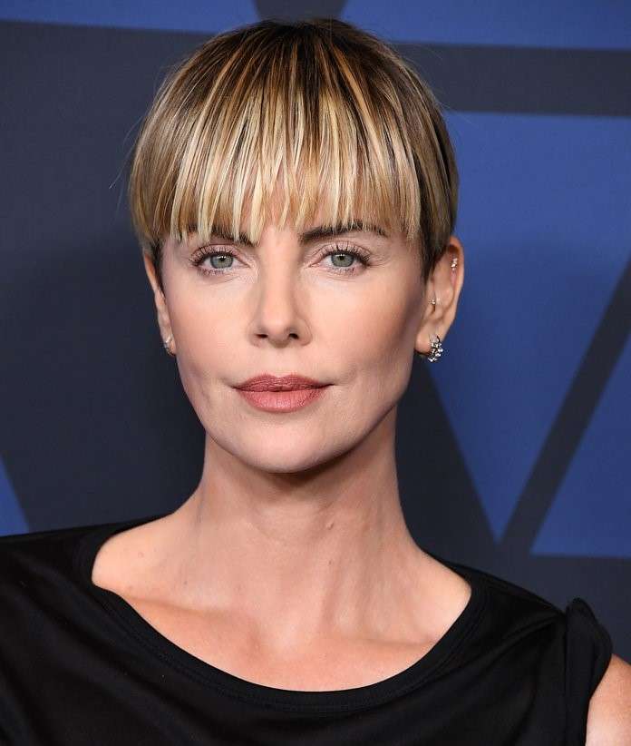 Transform Charlize Theron look with short hair