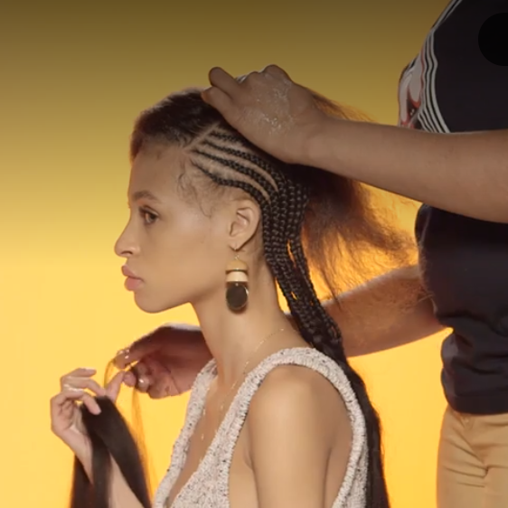 Add Hair Extensions to recreate the 90s throwback braids