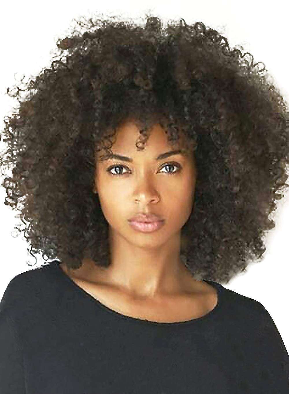 natural curly afro wig