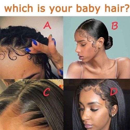 Baby hair and no baby hair