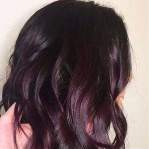 blackberry hair hue