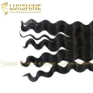 body wavy black weave luxshinehair 2