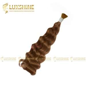 bulk loose wavy light brown luxshinehair 01 2