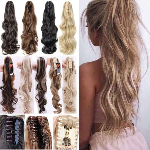 Claw ponytails hair extensions