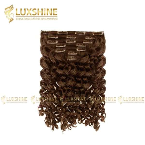 clip in loose curly dark brown luxshinehair 01 2