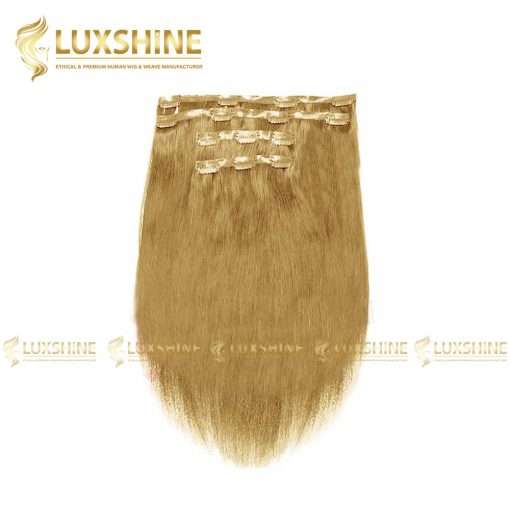 clip in straight blonde luxshinehair 01 2