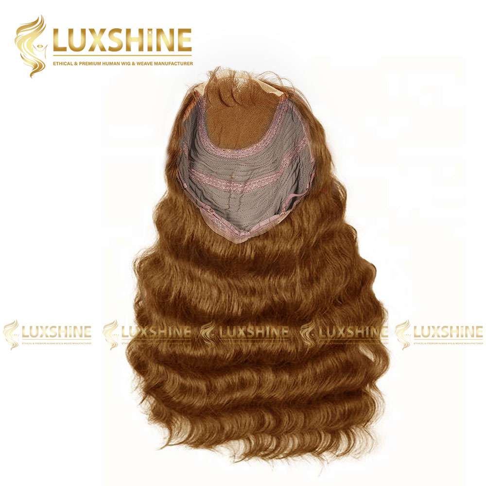 closure wig body wavy light brown luxshinehair 01