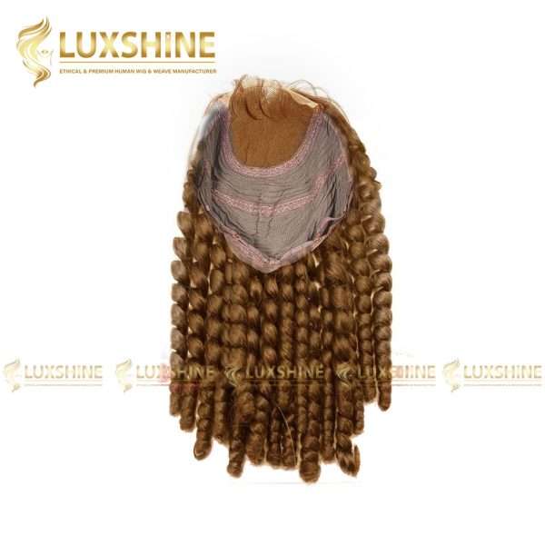 closure wig kinky curly light brown luxshinehair 01 2