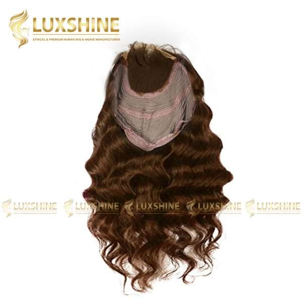 closure wig loose wavy dark brown luxshinehair 01 2