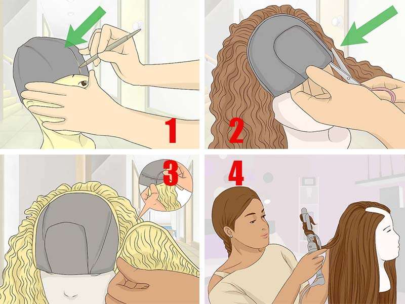 how to make a u part wig cap