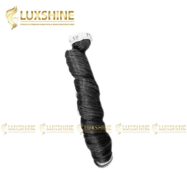 fumi wavy black tape in luxshinehair 01