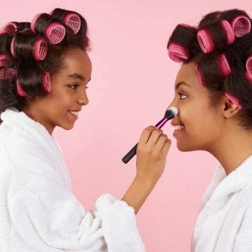 How to curl long hair with velcro rollers