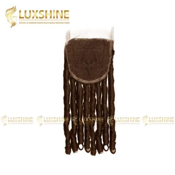 lace closure fumi curly dark brown luxshinehair 01