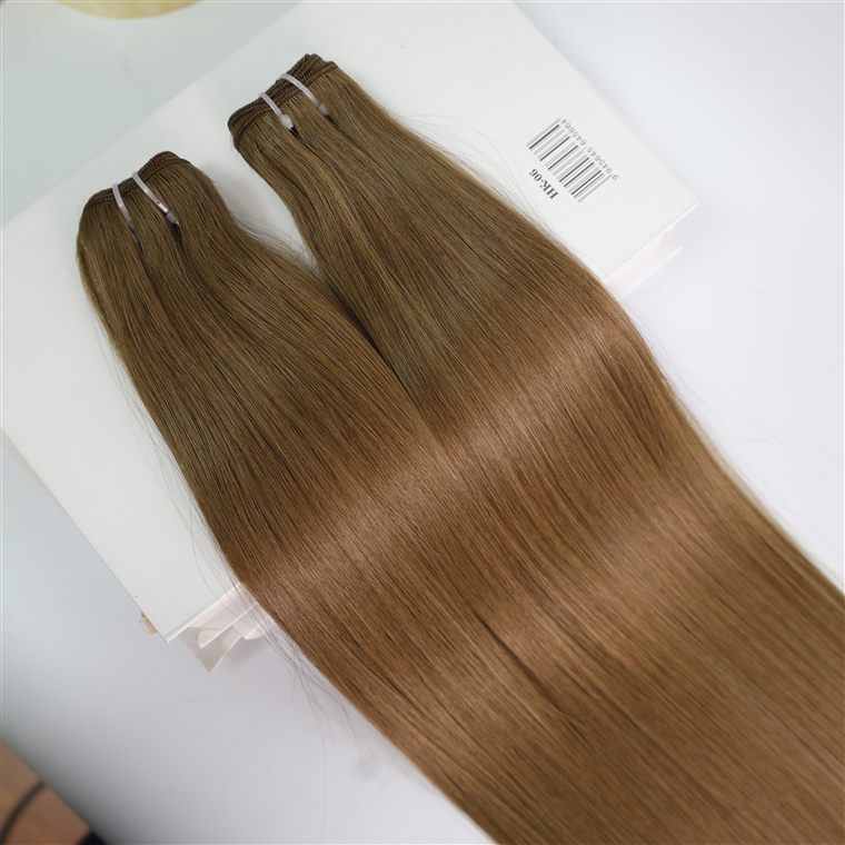 Brown Machine Weft hair extensions