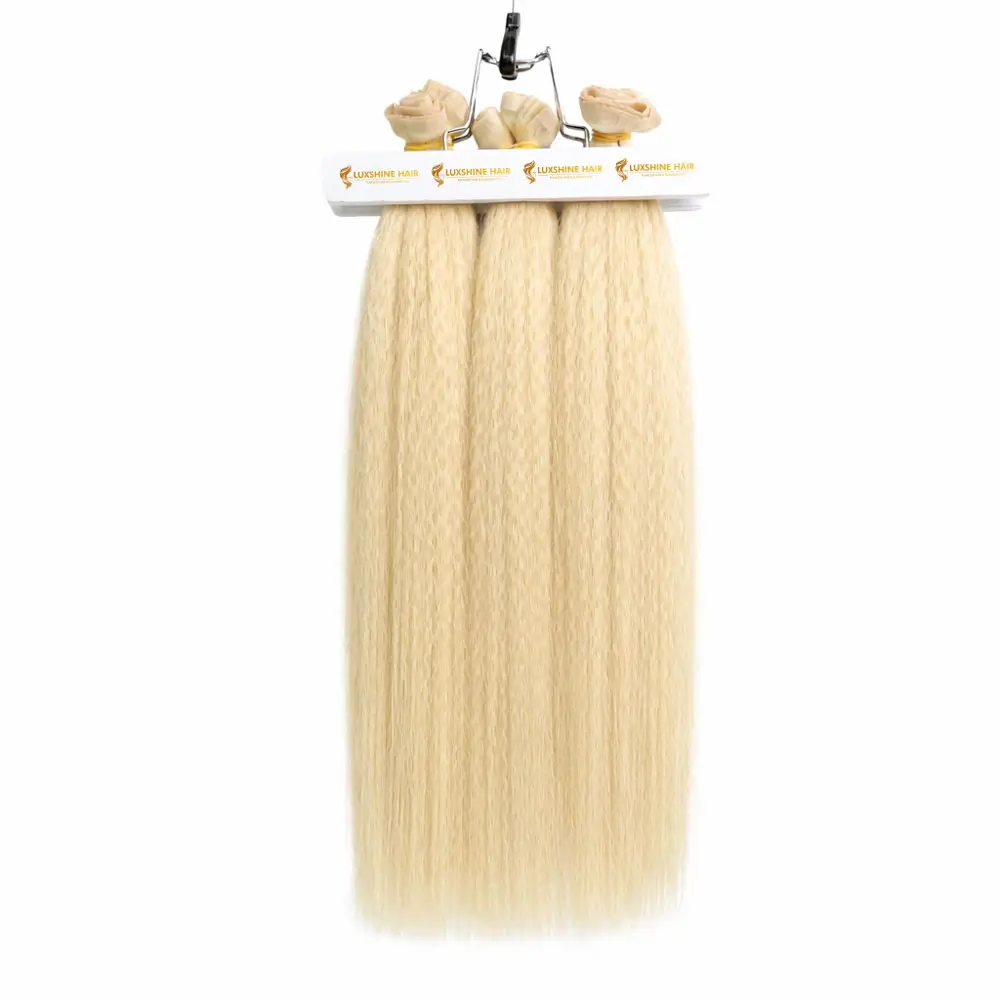 Natural straight hair texture