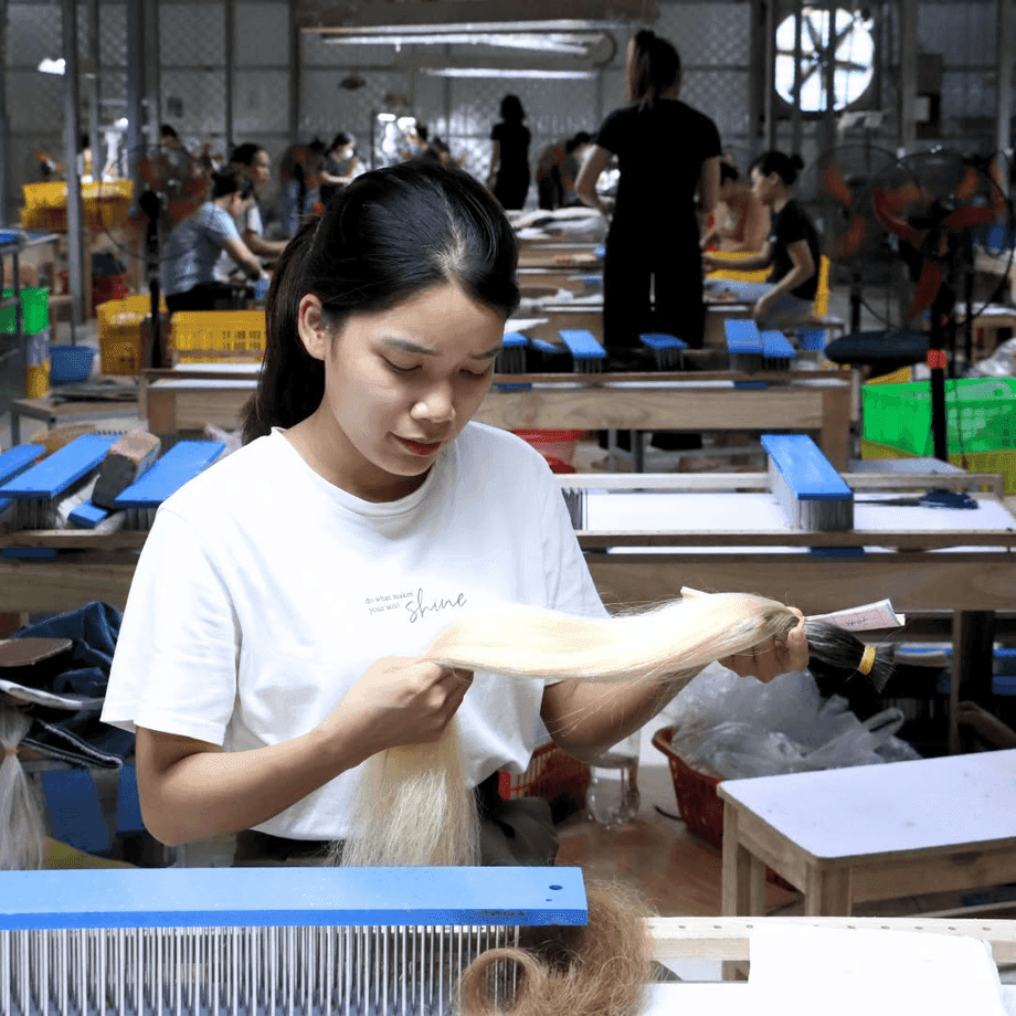 Ethically sourced single-donor Vietnamese hair