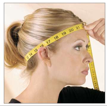 measure the length and width of your head