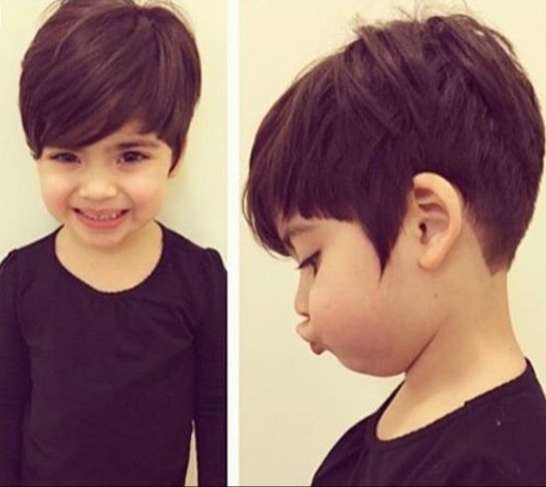 Pixie haircut for baby girls