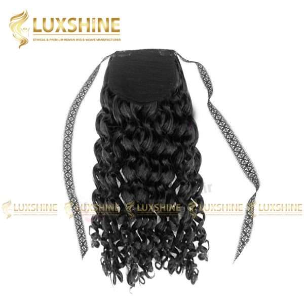 ponytail loose curly natural luxshinehair 01 2
