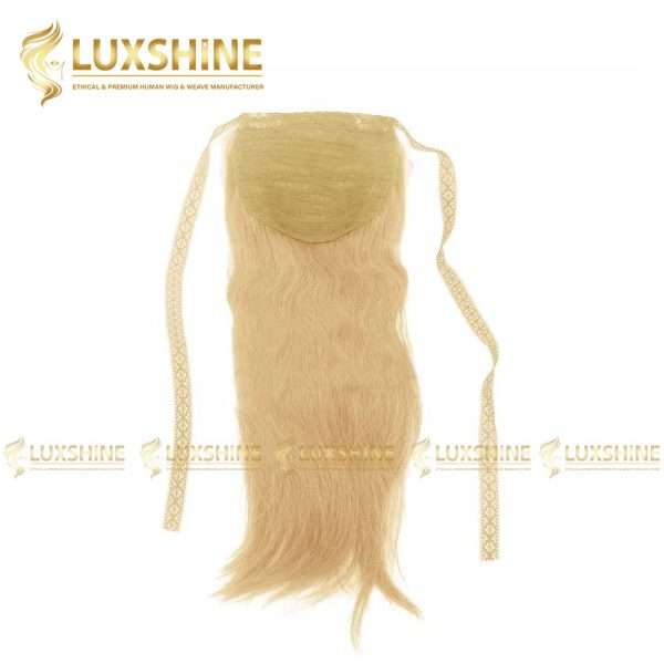 ponytail straight blonde luxshinehair 01 2
