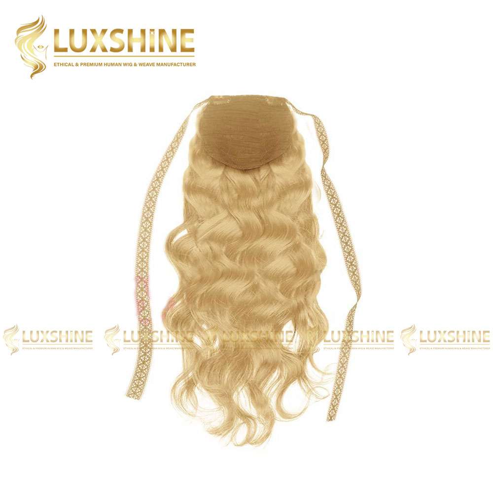 ponytail water body wavy blonde luxshinehair 01 2