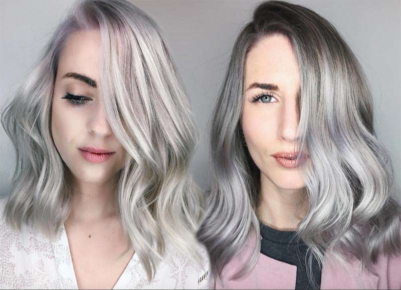 silver grey hair dye
