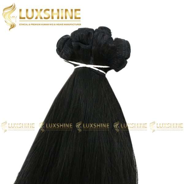 straight black weave luxshinehair 2