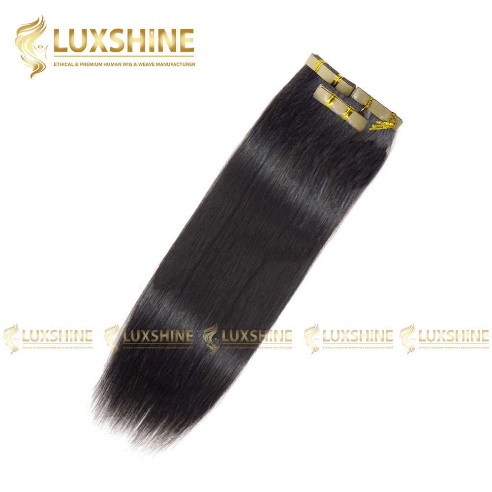tape in straight natural luxshinehair 01