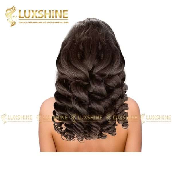 twist curly dark brown full lace wig luxshinehair 01