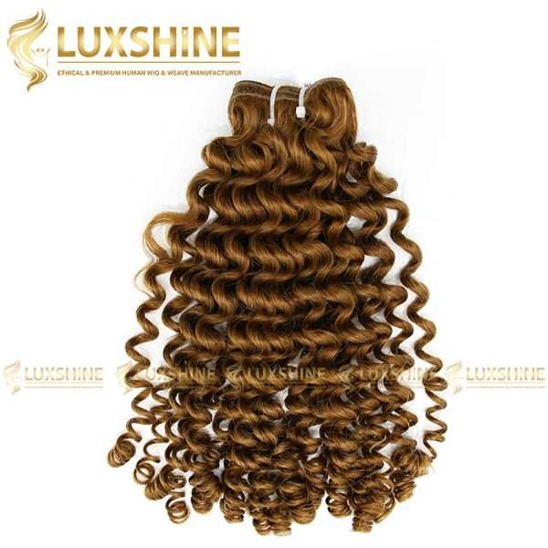 weave deep curly light brown luxshinehair 01 1