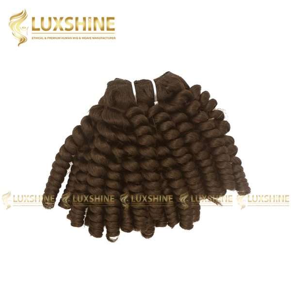 weave kinky curly dark brown luxshinehair 01 2