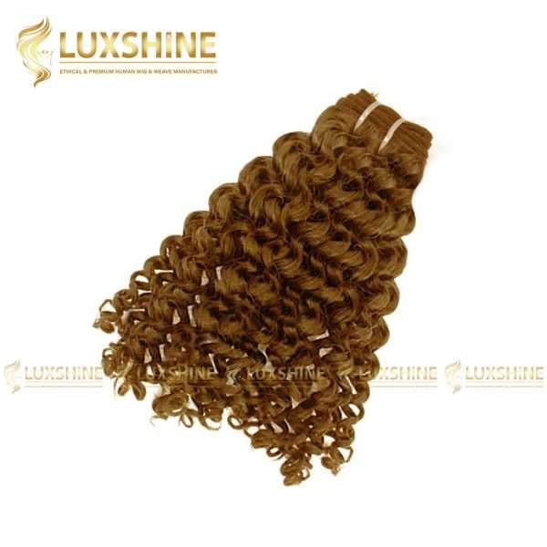 weave loose curly light brown luxshinehair 01 2