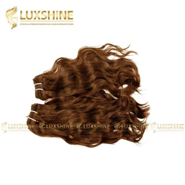 weave natural wavy light brown luxshinehair 01 2