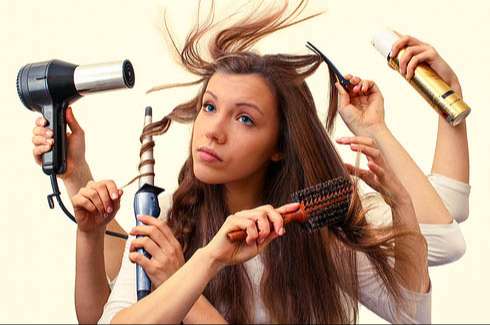 Bad hair care habits